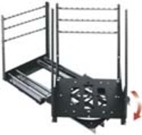 Slide Out Rotating Rail System